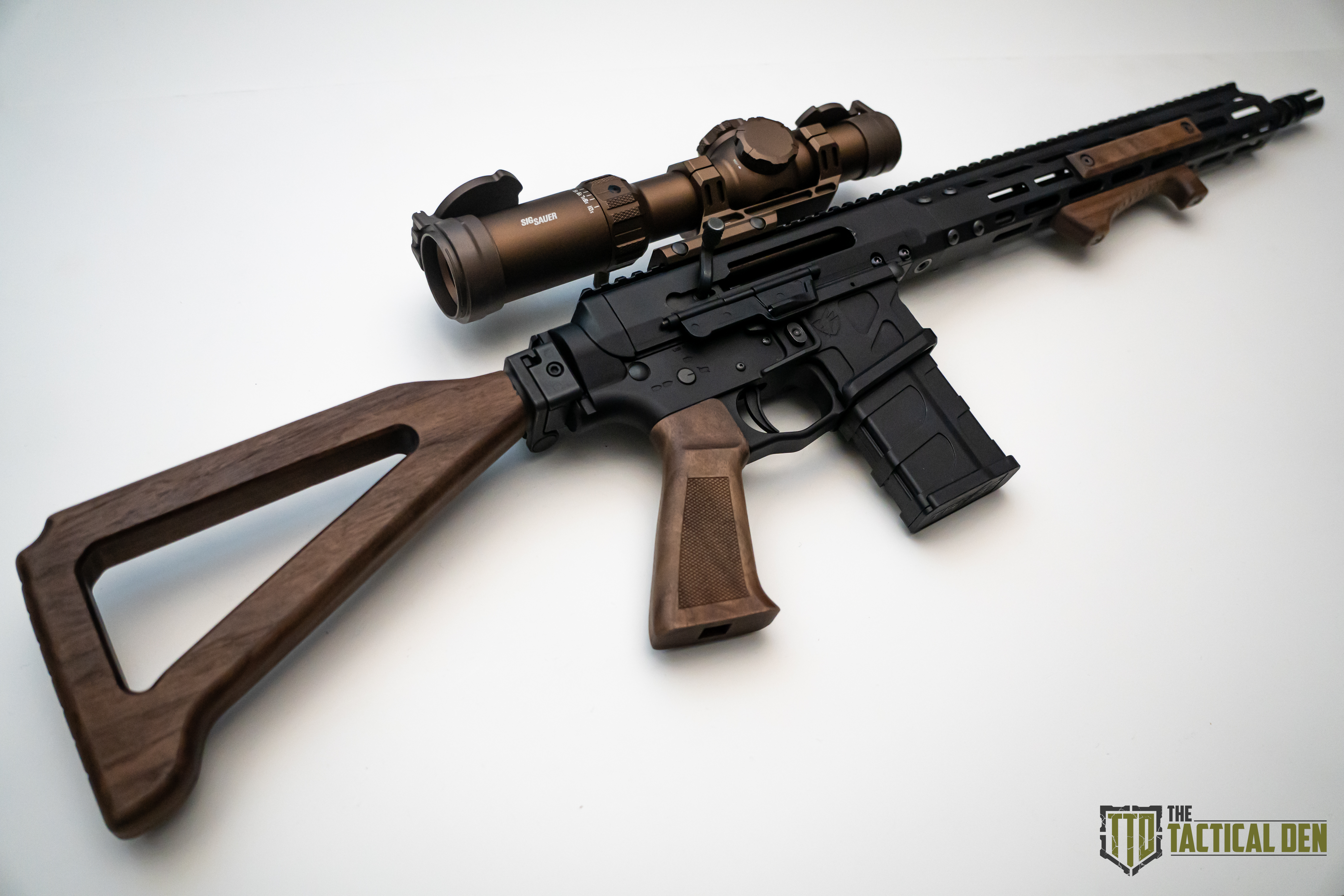 BRN-180 Build Breakdown - The Wooden Folding Stock AR - The